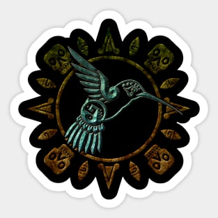 HUMMINGBIRD MAYAN LEGEND Sticker